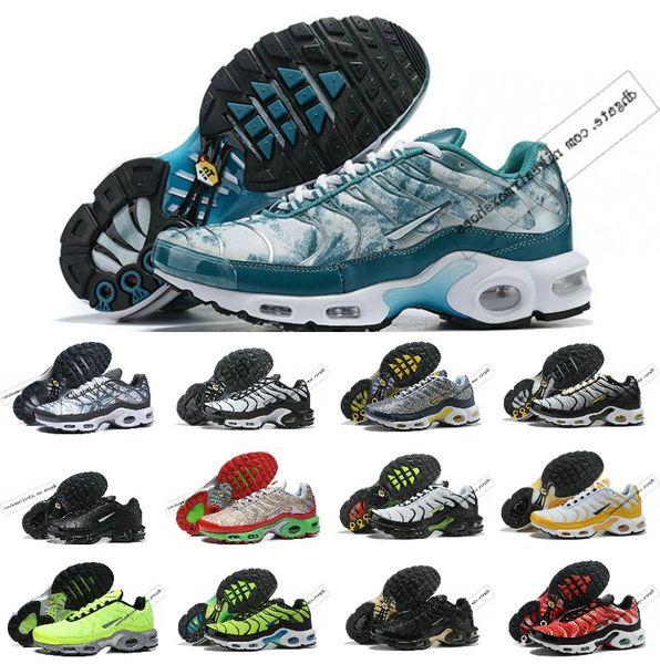 

2020 new style tn shoes new designer men breathable chaussures homme og tn plus requin luxury jogging casual sneakers 40-46, Black
