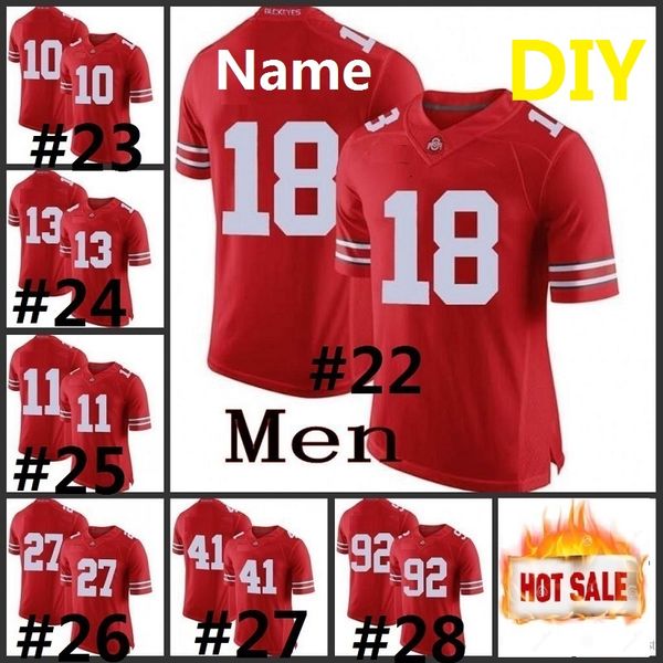 

custom diy2018 ohio state buckeyes white gray black camo jersey haskins jr. george dobbins red osu college football stitched any number name