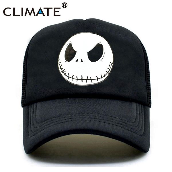 

climate new men women trucker cap the nightmare before christmas sally jack summer cool mesh net baseball caps hat men women, Blue;gray