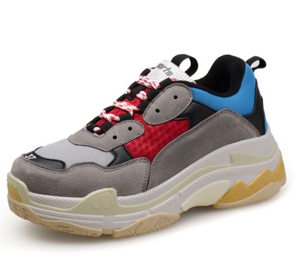 

2020 new paris triple-s men mens casual dad shoes triple black white pink cream yellow red womens fashion platform sneakers