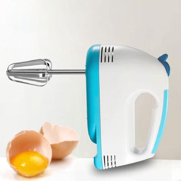 

qihang_wholesale portable electrical handheld food blender small double eggs mixer batter beater kitchen cooking tools