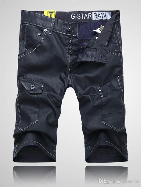 

2019, the new brand of fashion european and american summer denim shorts for men casual jeans d9501, Blue