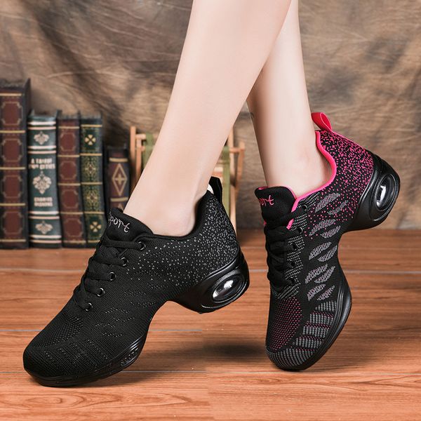 

sneakere women dance practice shoes air design dance shoes for woman soft sole modern mesh ladies trainers