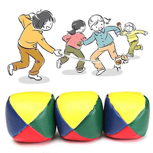 

juggling ball classic delicate cartoon smile face juggling ball pu leather bean bag kids interactive game toys resistance bands