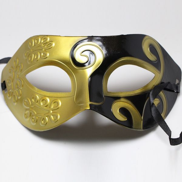 

halloween jazz mask masquerade performing eye mask hard plastic flat head carved