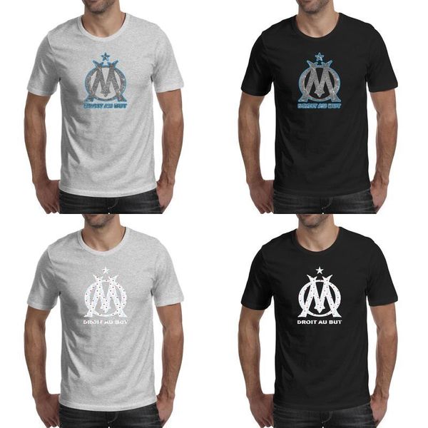 

fashion mens olympique de marseille les olympiens om love small label black tshirt design vintage make a classic shirts denim old gray, White;black