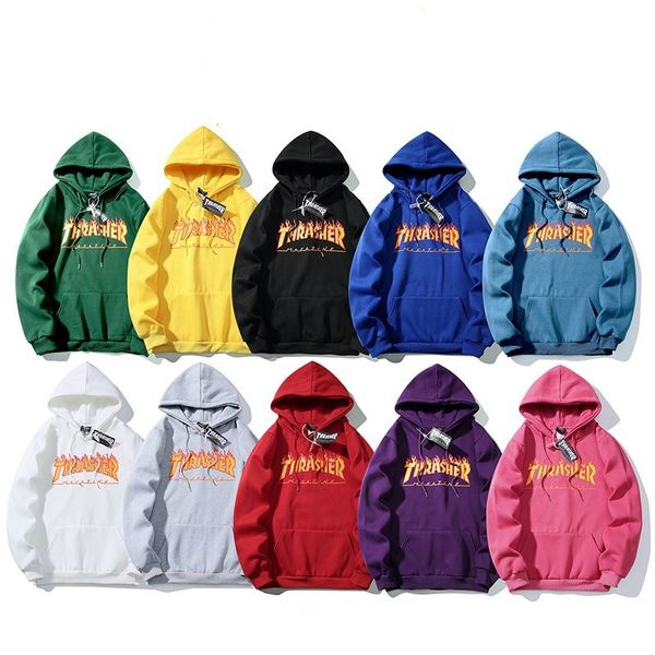 

mens designer loose sweatshirts men and women hoodies jacket black white colors size s - xxl