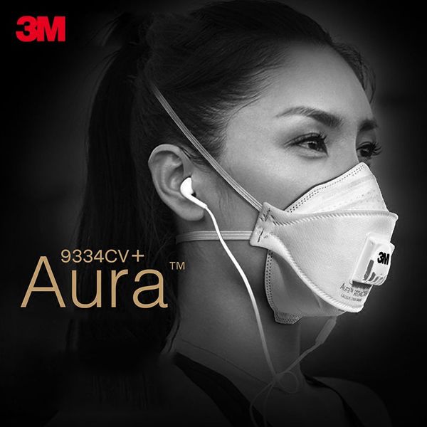 

защитный 99% фильтр 3m ffp3 aura 9334cv маска anti-pm2. 5 антивирусный фильтр маслянистые немасляные частицы дымка погода в наличии