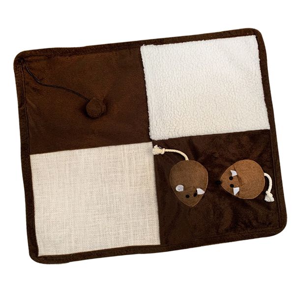 

kitten cat scratcher mat pad for cat grinding claws & protecting furniture