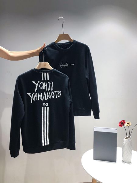 

19fw luxuriou brand de ign embroidery y 3 women men ca ual weat hirt weater pullover treetwear outdoor hoodie