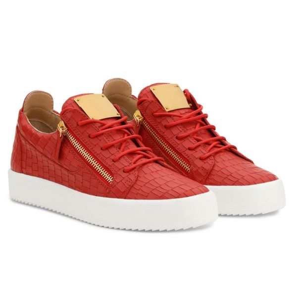 

america men designer shoes zipper flat crocodile line leather mens womens casual shoes low sneakers fashion brands ing, Black
