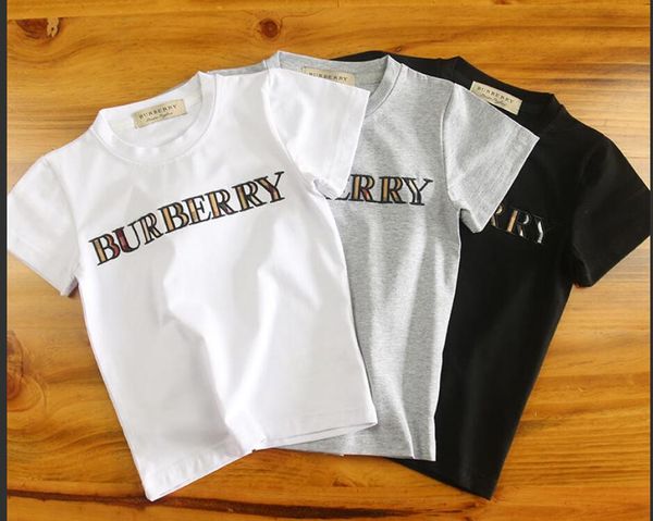 

Branded children pony applique white pink cotton jer ey t hirt de igner girl rainbow round neck hort leeve t hirt ize