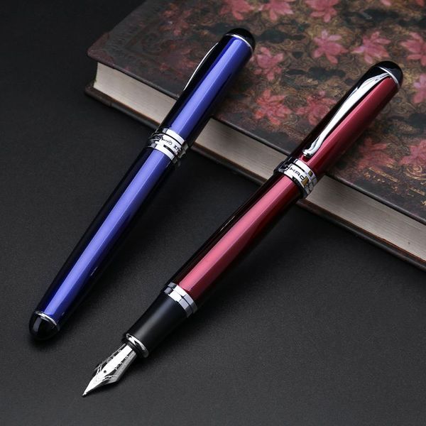 

jinhao x750 luxury men's fountain pen business student 0.5mm extra fine nib calligraphy office supply writing tool