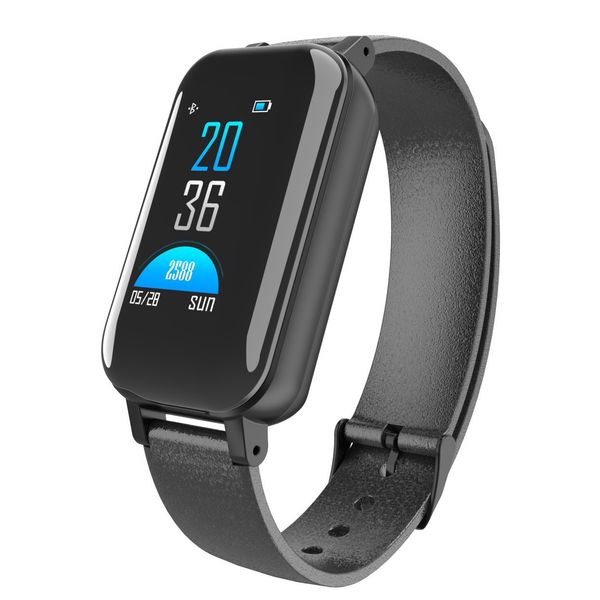 

2 in 1 t89 tws smart binaural bluetooth 5.0 headphones fitness bracelet smart wristband earphone heart rate sports watch