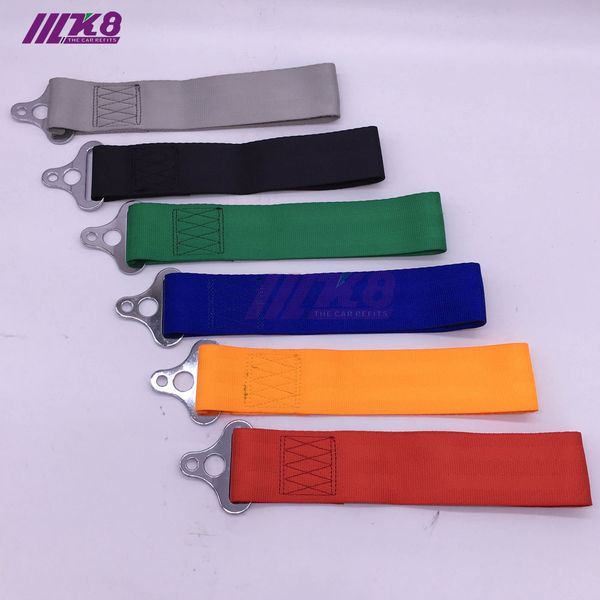 

k8-ts003 omp towing rope racing car universal tow eye strap tow strap bumper trailer high strength nylon omp trailer ropes