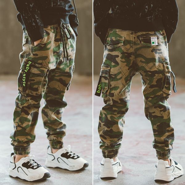 

boys pants sport trousers boys camouflage cotton 2019 spring autumn kids pants baby boys casual pants, Blue