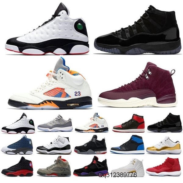 

new 2018 11 13 12 4 1 5 11s 13s 12s 4s 1s 5s concord cap and gown sneakers women mens basketball shoes