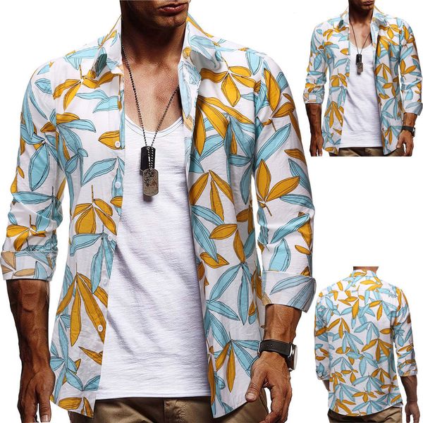 

mens hawaiian shirt male camisa masculina fashion men's casual button hawaii print beach short sleeve quick dry blouse s-2xl, White;black