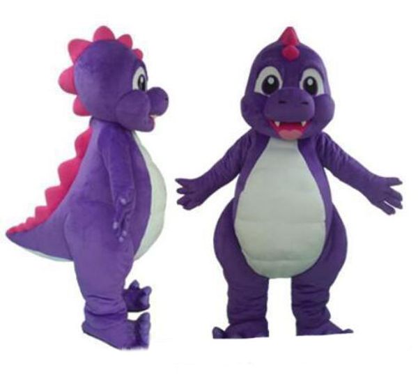 2019 costume da mascotte dinosauro dinosauro viola caldo nuovo per adulto da indossare in vendita