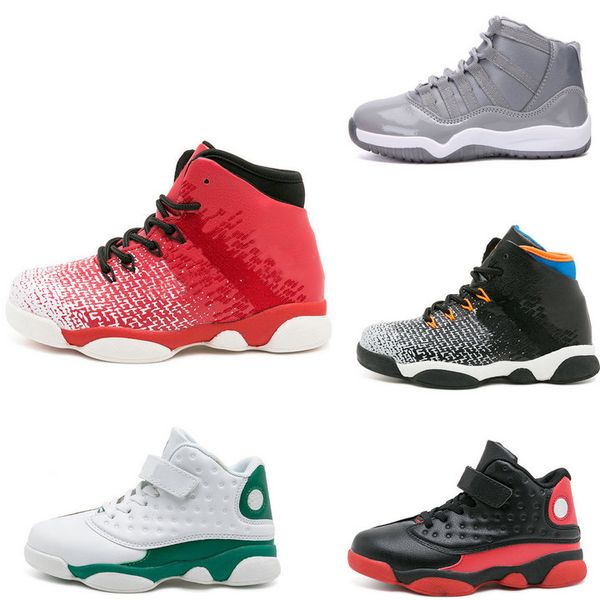 

Retail big kid hoe children non lip high hip port running hoe youth boy ba ketball hoe ize 5 girl de igner hoe kid neaker, Black