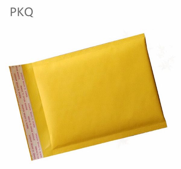 

100pcs 11*13cm kraft paper bubble bags mailers padded envelopes jewelry packaging box business mailing bags