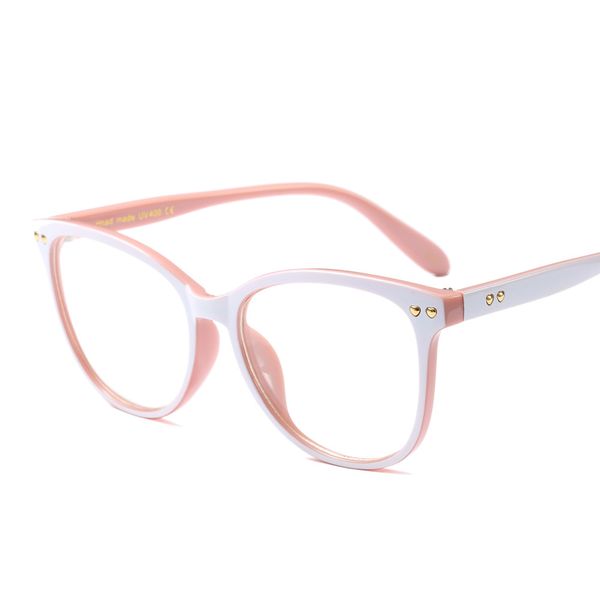 

wholesale-fashion women eyeglasses frames female large eyewear frame rtical glasses clear lens myopia pescription spectacles, Black