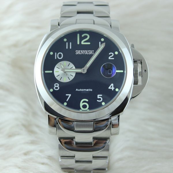 

man bell automatic mechanical watches stainless steel date ross watch mens watches gfhy23, Slivery;brown