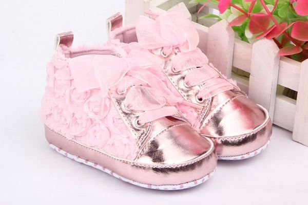

newborn baby girls first walkers toddler kids shoes infantil kids lace flower soft sole girl princess shoes sapatos baby sapato