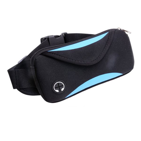 

men women sports running waist pack bag waterproof polyester breathable lightweight fanny pack hip pouch phone holder case