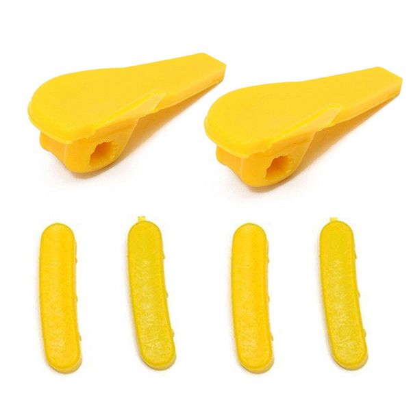 

12pcs / set желтый автомобиль шиномонтажный часть нейлон крепление демонтировать duck head вставьте rim протекторы автомобильных шин ремонт