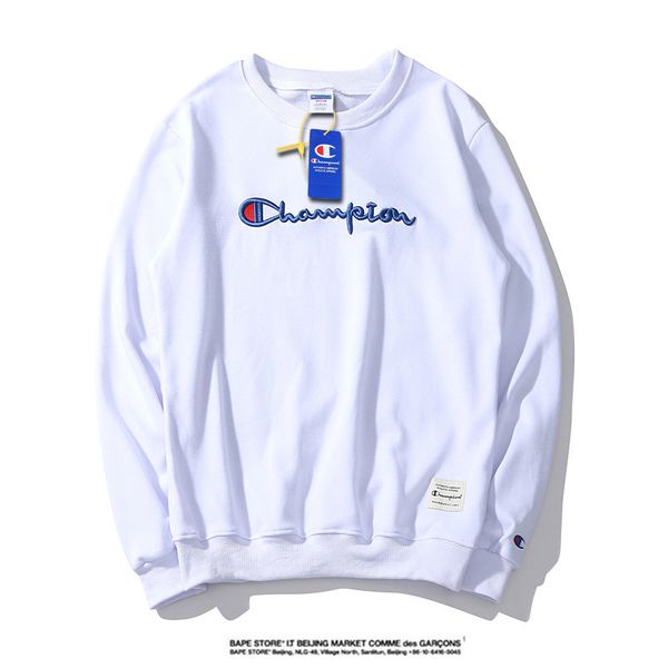 

мужская толстовка hip hop streetwear классической вышивка письма marka руно хлопок толстовка пара капюшон женщина bfчемпион толстовка, Black