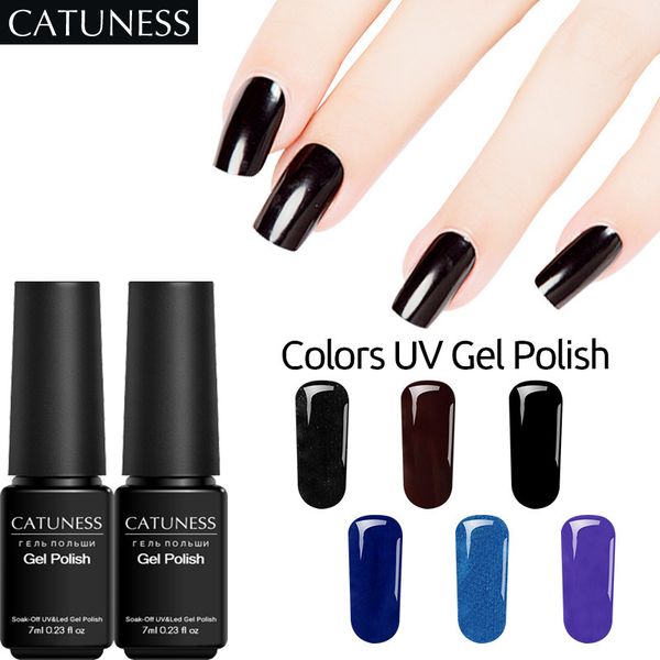 

catuness rainbow nail gel 29 colors nail gel last lasting everything for lacquer uv led semi transparent varnish, Red;pink