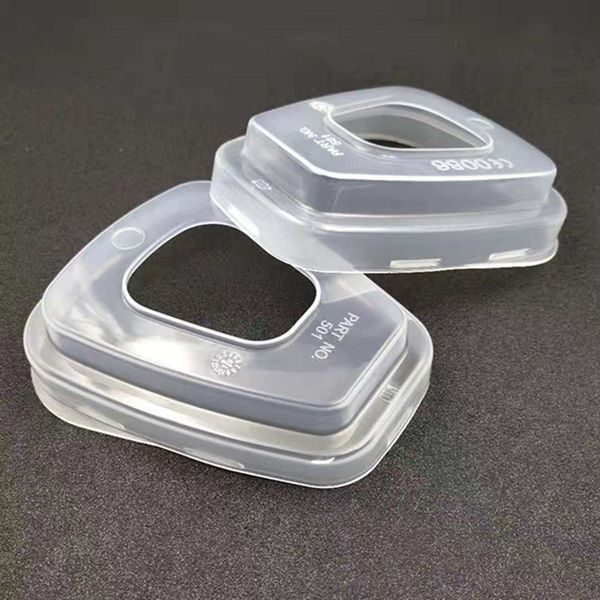 

501 filter retainer adapter for 3m 6200 6502 6800 7502 gas mask filter combination 5n11 filter cotton n95 replace accessories 2pcs/a pair