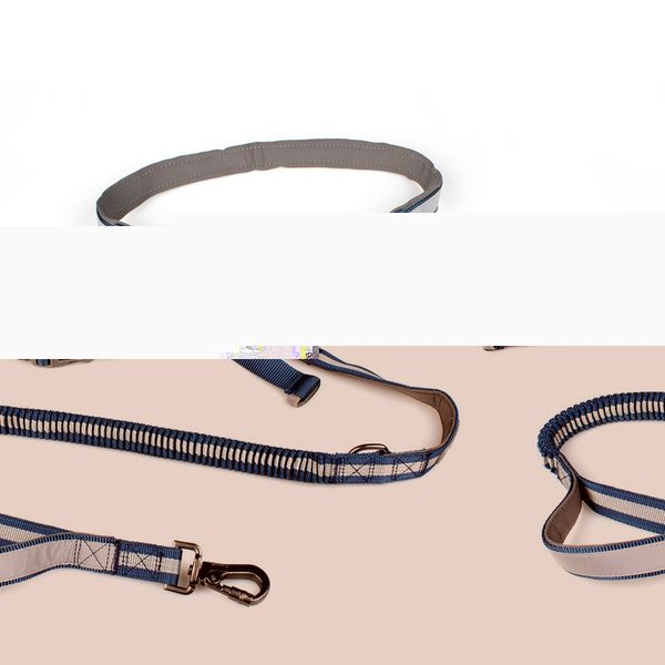 

tuff hound nylon jogging training rope retractable traction dog rope large dog pet control stretch length 110-160cm