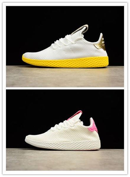 

новые приходят pharrell williams х stan smith hu primeknit теннис мужчины обувь женщин тапки спорта обувь дышащая 3a 28