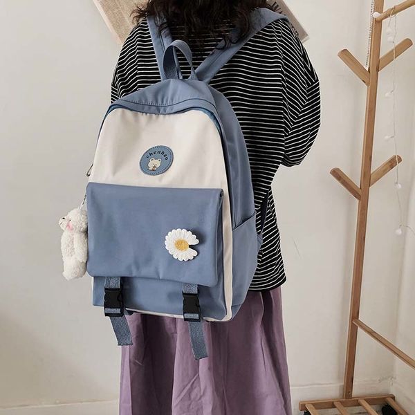 

ladies backpack large capacity classic black fashion fashionable school bags for teenage girls back pack rucksack