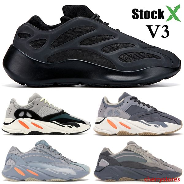 

700 new v3 alvah black azael мужские кроссовки kanye west 700 wave runner vanta инерция мужская дизайнерская обувь женские кроссовки