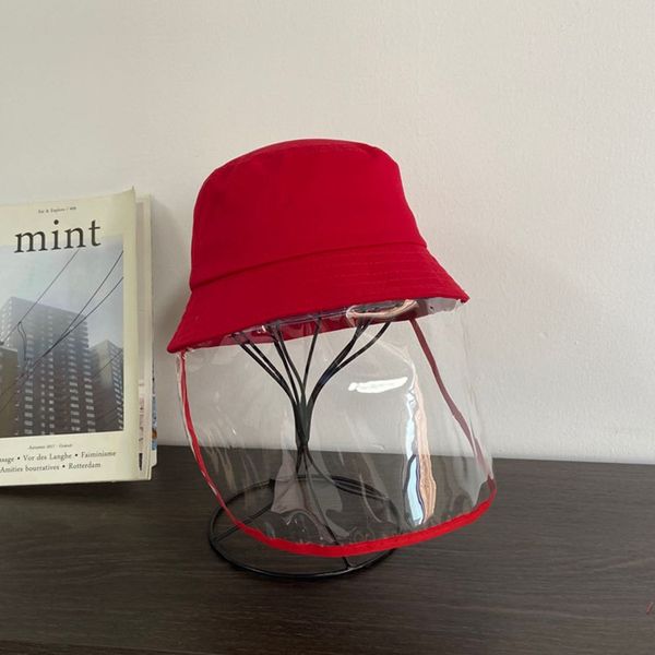 

new children isolated droplets splash proof wind proof dust boy girl hats transparent face sheild visors protective caps