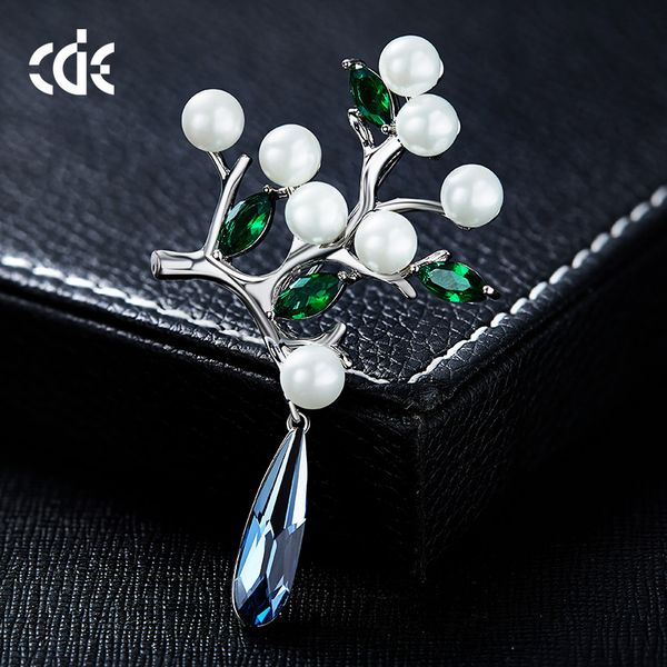 

свадьба из бисера жемчужный подарок женщина леди ювелирные изделия с бриллиантами броши для невесты актерского начала выпускной cde-1292, Gray