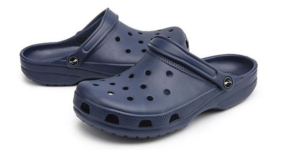 

2019 men sandals summer slippers shoes fashion beach sandals casual flat slip on flip flops men hollow shoes, Black