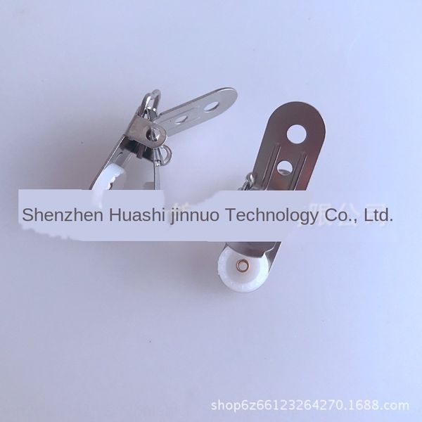 

ring accessory belt long-term high-quality duckbill nipple buckle belt wood nipple clip accessories two-hole clip, Slivery;black