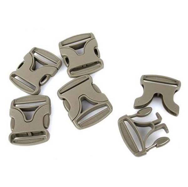

5pcs utx9295 1.5 inch plastic side release buckle button for tactical avs vest ing