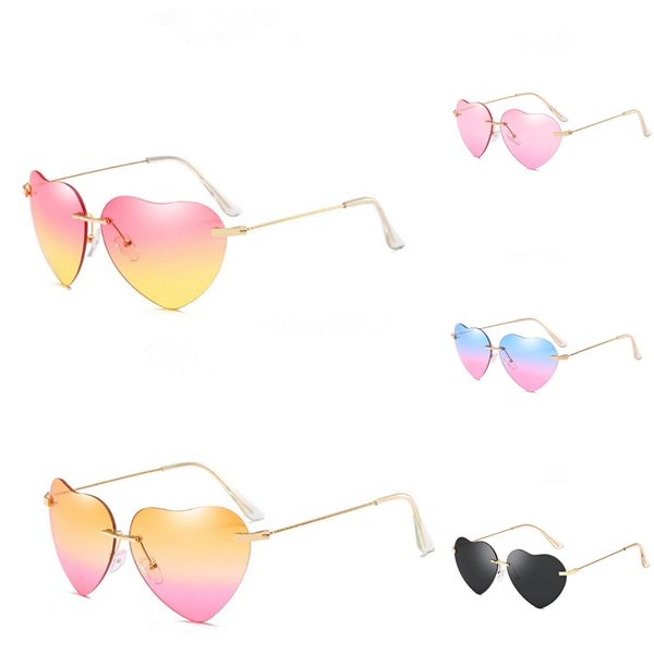 

korea trend 2020 new heart-shaped sunglasee woman set mirror purpose #31935, White;black