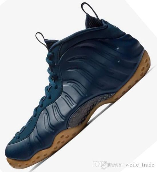 

New 2019 Penny Hardaway Mens Basketball Shoes Blue Men Sports Sneakers Designer Top Quality Trainers Foams Sports Basket Ball Chausseures