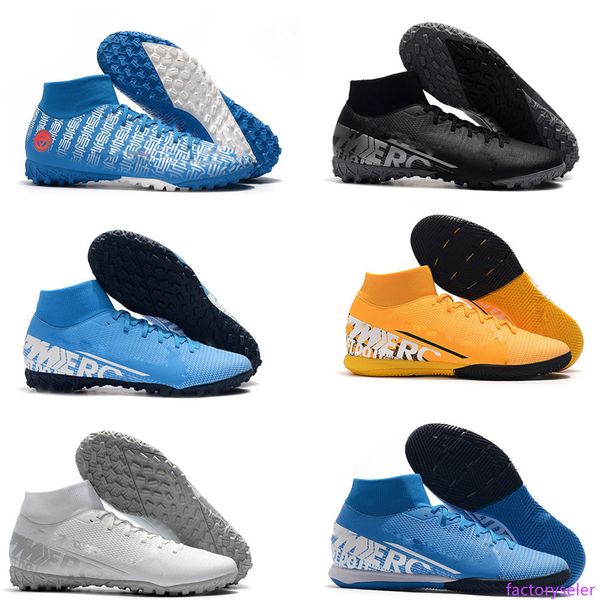 

новейший mercurial superfly 7 vii club tf ic тонкое мастерство крытый turf 360 cr7 роналдо неймар njr бутсы бутсы