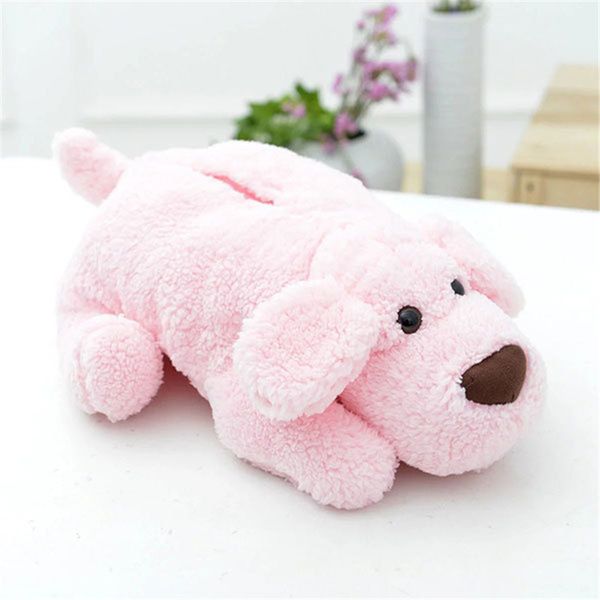 

cute cartoon plush toy teddy doggy tissue box cartoon creative portable tissue box