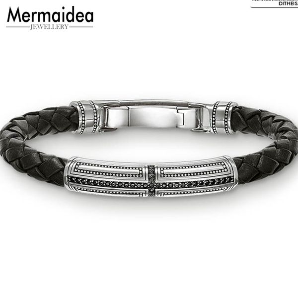 

woven leather wrap bracelets hero cross spring crap 2019 new silver fashion jewelry punk gift for men boy women girls, Golden;silver
