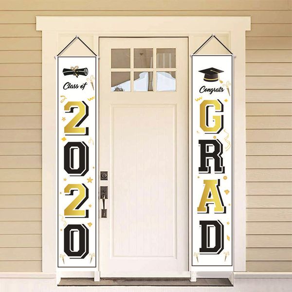 

wall stickers graduation season couplets 2021 congrats party background curtain hangings decorative layout door banner decor