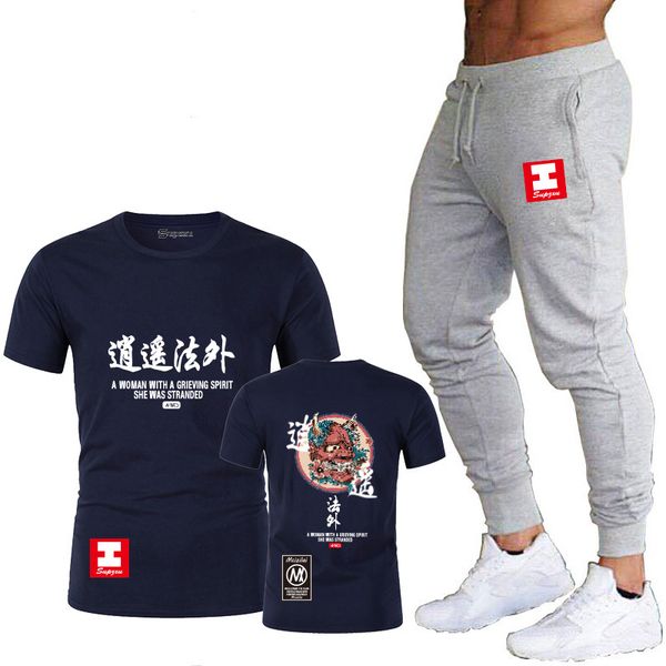 

популярное аниме новая футболка homme blood youth free print t-shirt модный бренд одежды хип-хоп мужская футболка funny top men2019, Gray