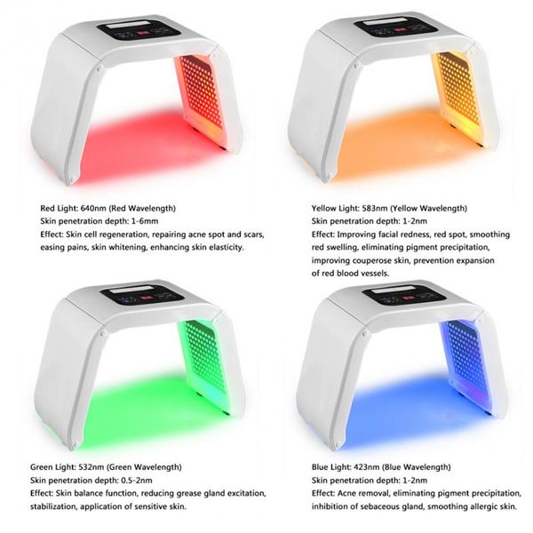 

Tamax LM004 4 Light LED Facial Mask PDT Light For Skin Therapy Beauty Machine For Face Skin Rejuvenation Salon Beauty Equipmen